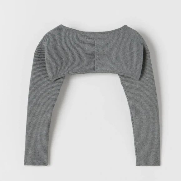 • Zara • Ribbed Knit Arm Warmers - Picture 3 of 3